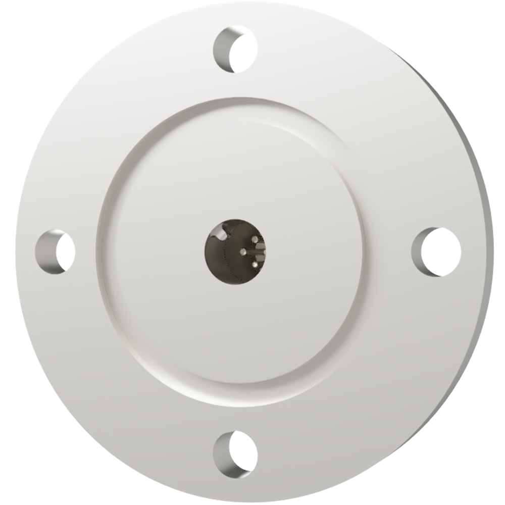 K熱電対 BURNDY 1対 電流導入端子2PIN VG40 フランジ ガイド付き