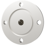 K熱電対 BURNDY 1対 電流導入端子2PIN VG40 フランジ ガイド付き