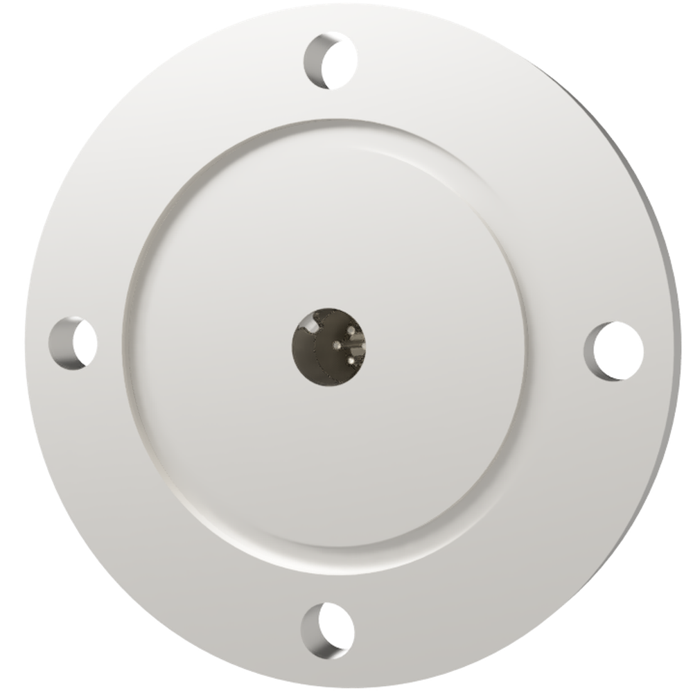 K熱電対 BURNDY 1対 電流導入端子2PIN VG50 フランジ ガイド付き