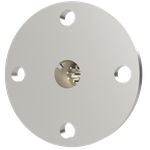 K熱電対 BURNDY 2対 電流導入端子4PIN VF25 フランジ ガイド付き