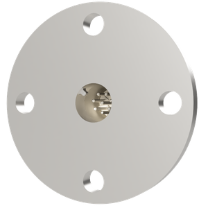 K熱電対 BURNDY 2対 電流導入端子4PIN VF25 フランジ ガイド付き