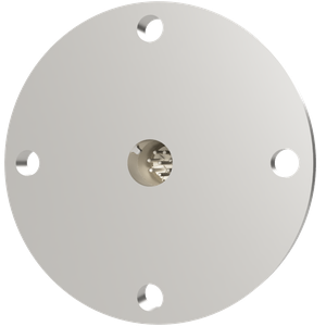 K熱電対 BURNDY 2対 電流導入端子4PIN VF50 フランジ ガイド付き