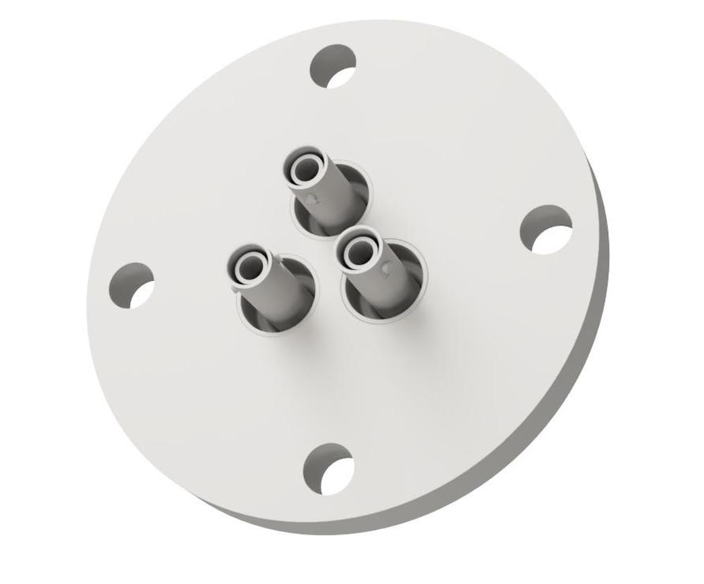 同軸 SHV-JJ-F 3個付き VF40 フランジ