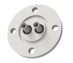 同軸 SHV-JJ 2個付き VG40 フランジ