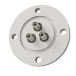 同軸 SHV-JJ 3個付き VG40 フランジ