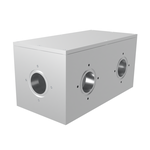 Aluminum square container: 200x400xH200 VG50x3