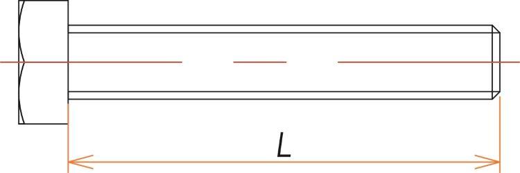 ICF356用BOLT/NUT/WASHER 36組 寸法画像