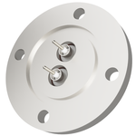 同軸 BNC-R-F-M2 2個付き VG40 フランジ