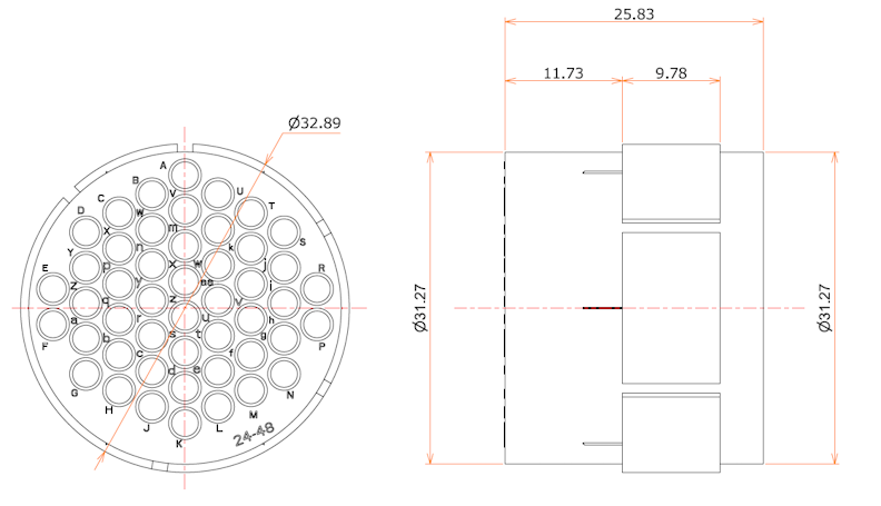 48PIN ｲﾝｻｰﾄ(樹脂) admin.label.item.size_image